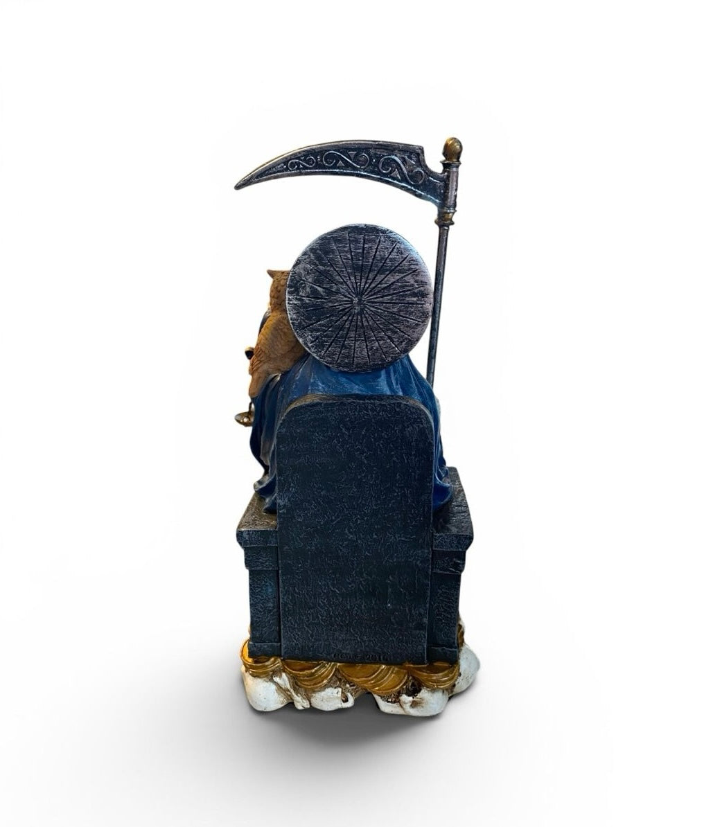 Sitting Santa Muerte Blue Healing