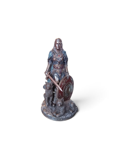 Freya bronze resin statue
