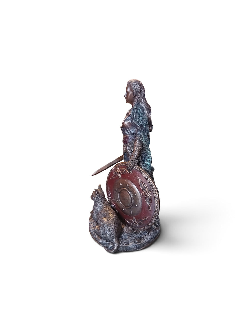 Freya bronze resin statue